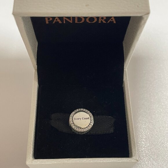 Pandora Ivory Coast Flag Exclusive Charm Bead - Picture 4 of 5